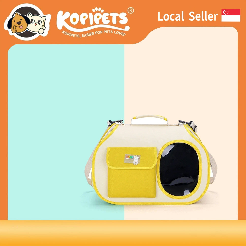 Large Space Cat Carrier Tote - Breathable Handheld/Shoulder Pet Bag for All-Season Outings