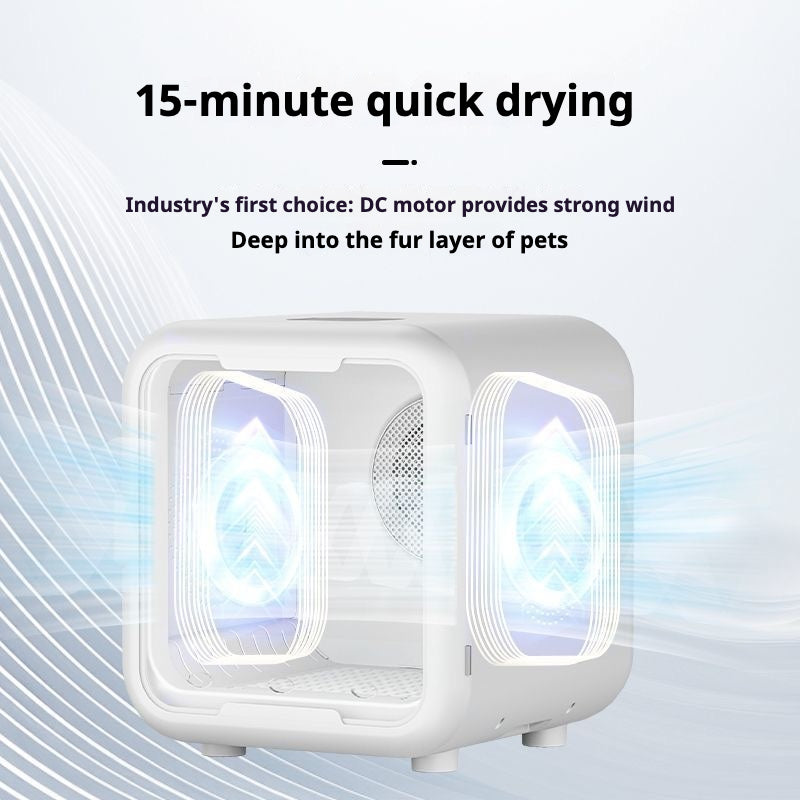 Pet Dryer Box 2nd Gen Cat Dog Drying Cabin | Quiet | 1-Year SG Support | Can Use As Pet Bed