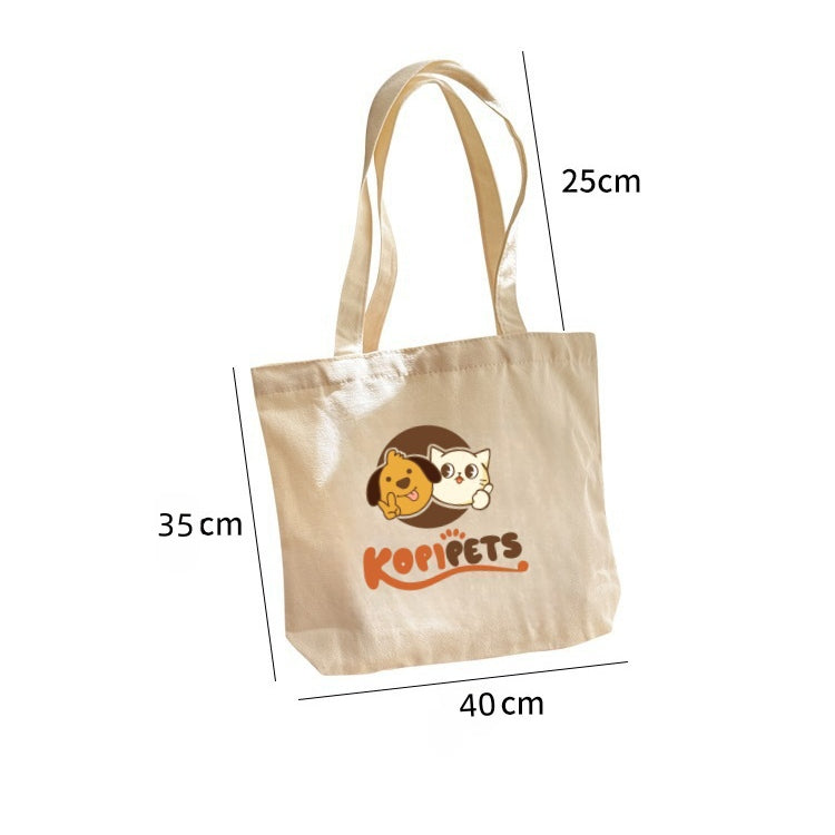 Kopipets Foldable Bag Cartoon Canvas Bag | 2025 New Large Shoulder Bag | Premium Fabric | HandBag