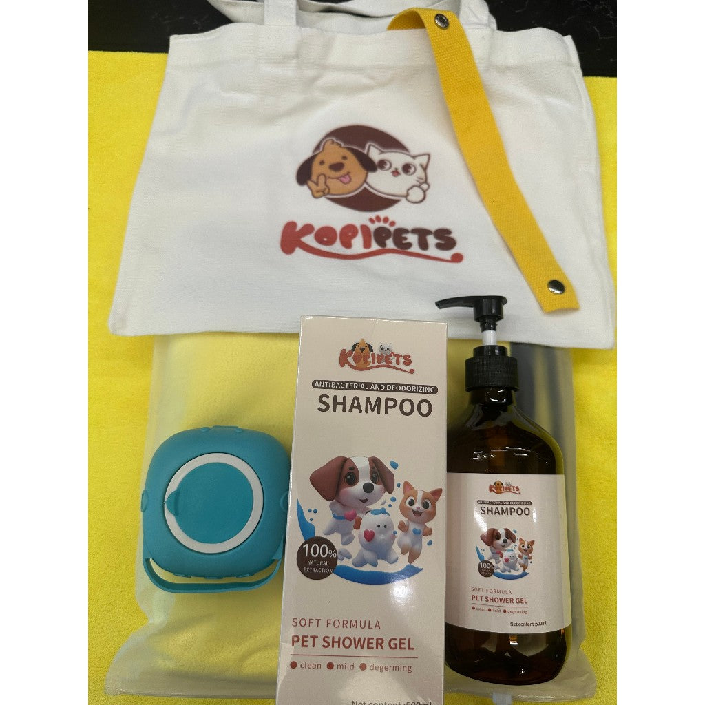 Kopipets Local Seller Natural Pet Shampoo for Dogs&Cats 500ml Anti-Itch Odor Control Hypoallergenic