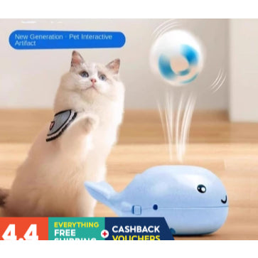 Kopipets Local Seller Pet toy Pet Floating Ball Toy With 2 Free Ball Cat Dog Rechargeable Games