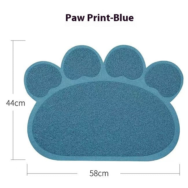 Kopipets Local Seller Paw-Shaped Cat Litter Mat Non-Slip with Built-in Litter Filter Easy Clean&Trap