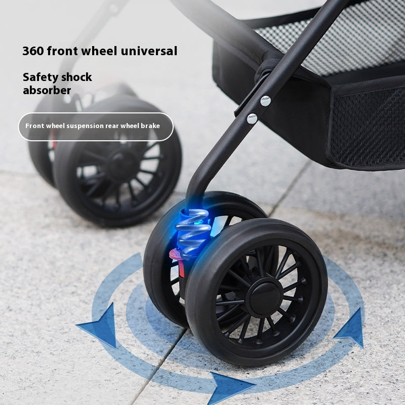 Kopipets Local Seller 3-in-1 Foldable Pet Stroller with Detachable Carrier Lightweight Portable