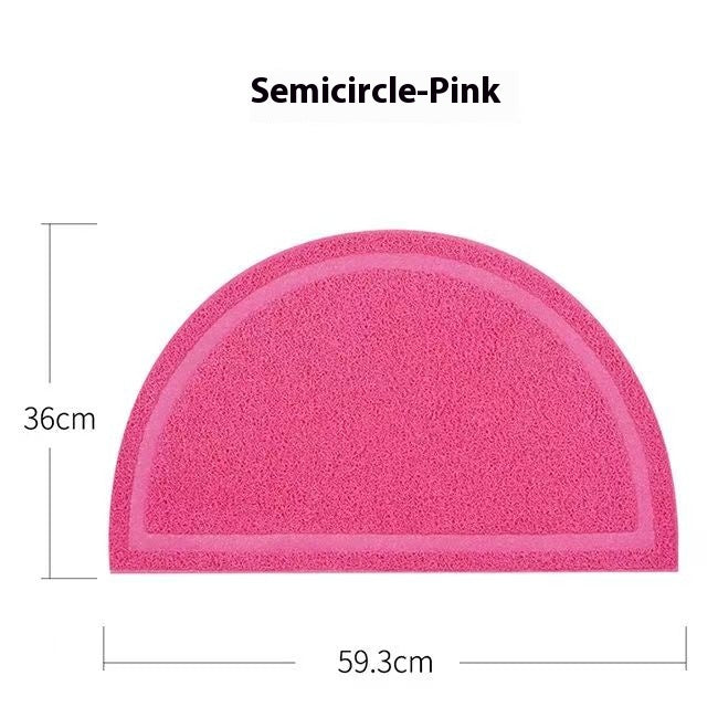 Kopipets Local Seller Paw-Shaped Cat Litter Mat Non-Slip with Built-in Litter Filter Easy Clean&Trap