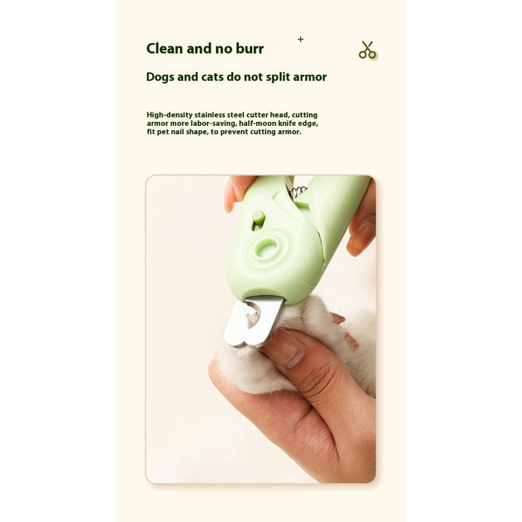 Kopipets Local Seller LED Pet Nail Clipper with Safety Guard&Transparent Case Sharp Safe&Ergonomic