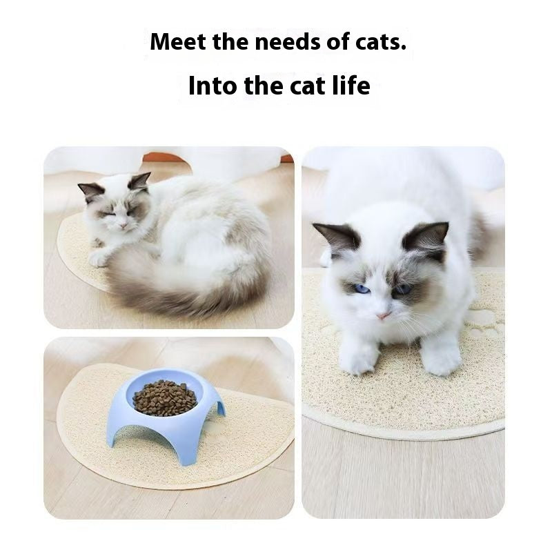Kopipets Local Seller Paw-Shaped Cat Litter Mat Non-Slip with Built-in Litter Filter Easy Clean&Trap