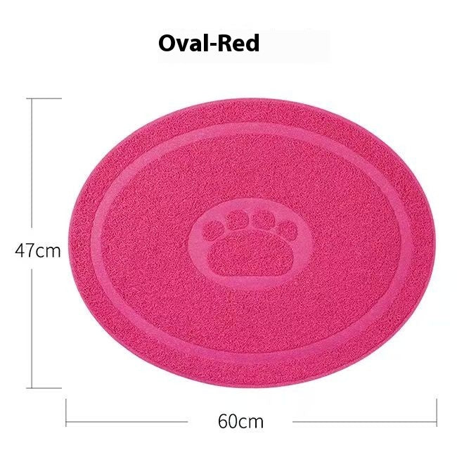 Kopipets Local Seller Paw-Shaped Cat Litter Mat Non-Slip with Built-in Litter Filter Easy Clean&Trap