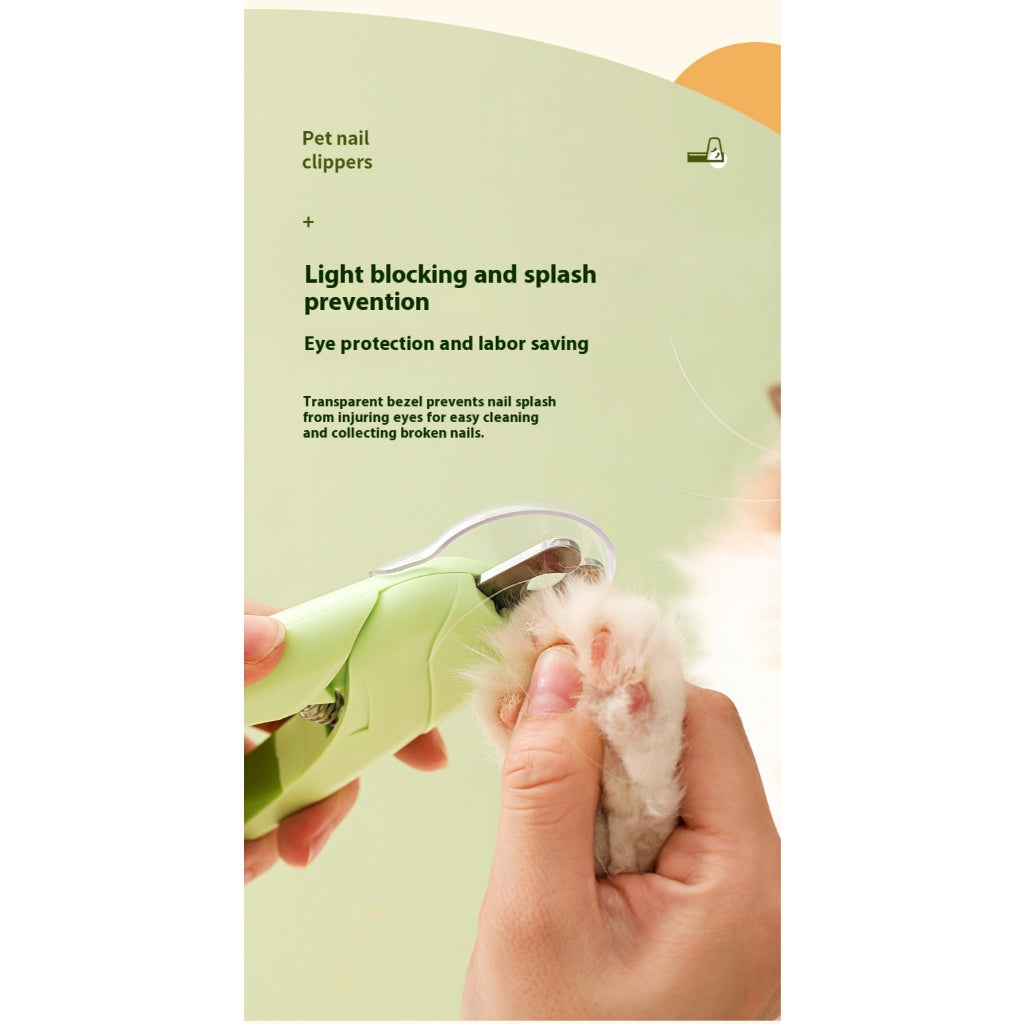 Kopipets Local Seller LED Pet Nail Clipper with Safety Guard&Transparent Case Sharp Safe&Ergonomic