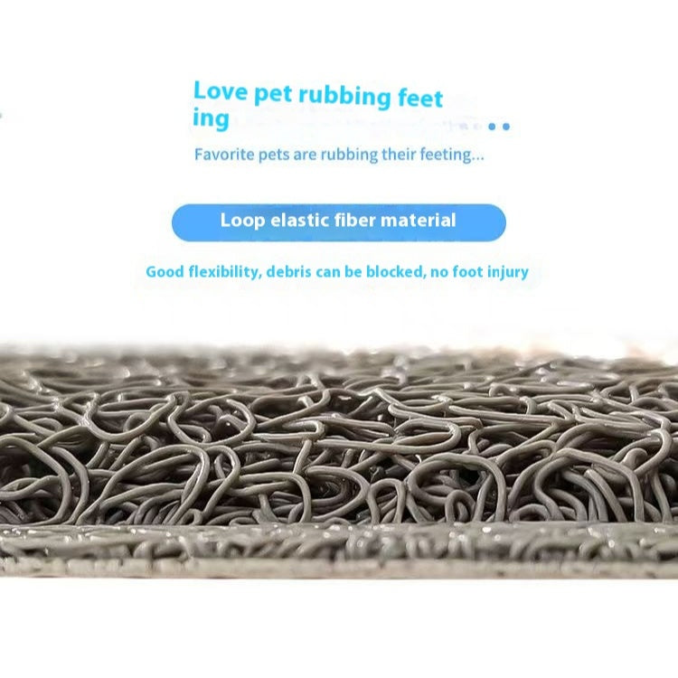 Kopipets Local Seller Paw-Shaped Cat Litter Mat Non-Slip with Built-in Litter Filter Easy Clean&Trap