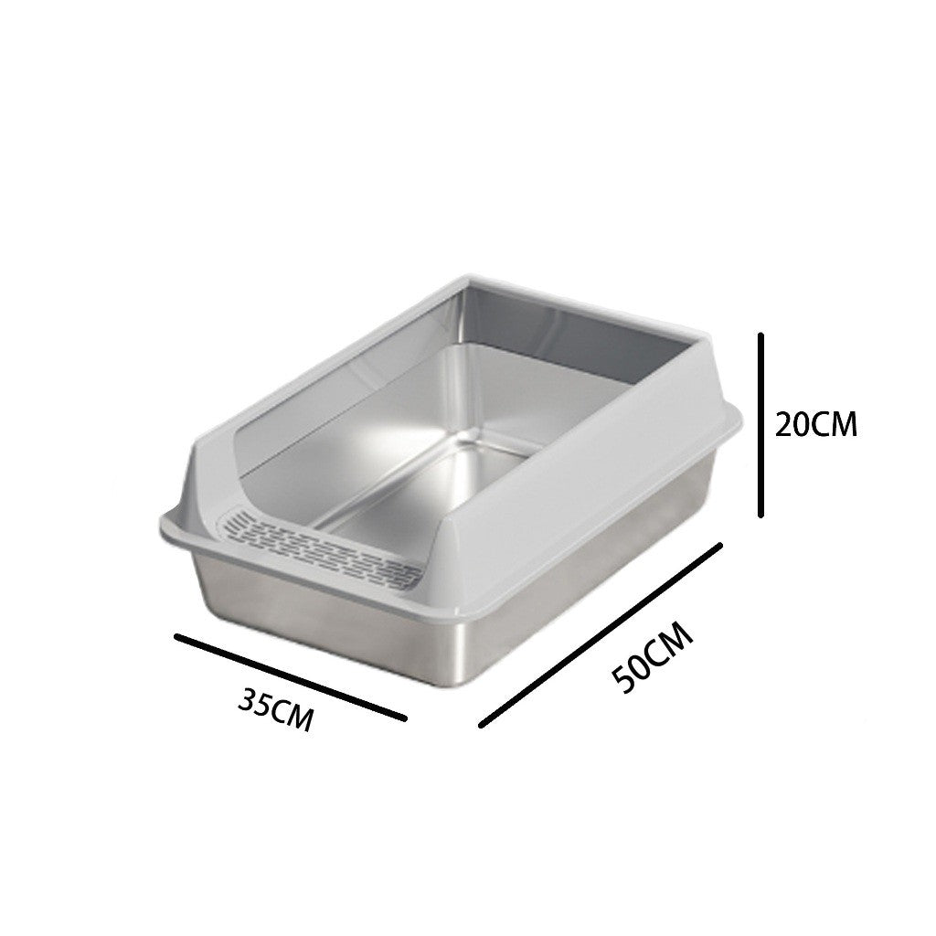 Kopipets Stainless Steel Cat Litter Box