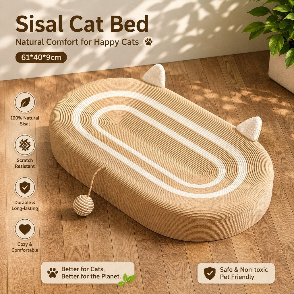 Kopipets Sisal Cat Scratcher Bed