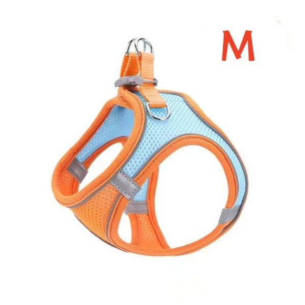 Kopipets Breathable Pet Harness Leash Set | Reflective Adjustable Cat Dog Vest | Lightweight & Anti-Escape