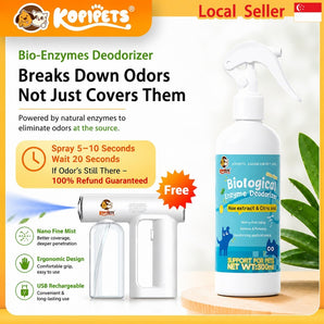 Kopipets pet enzyme deodorizer spray 300ml for odour and stains, Singapore