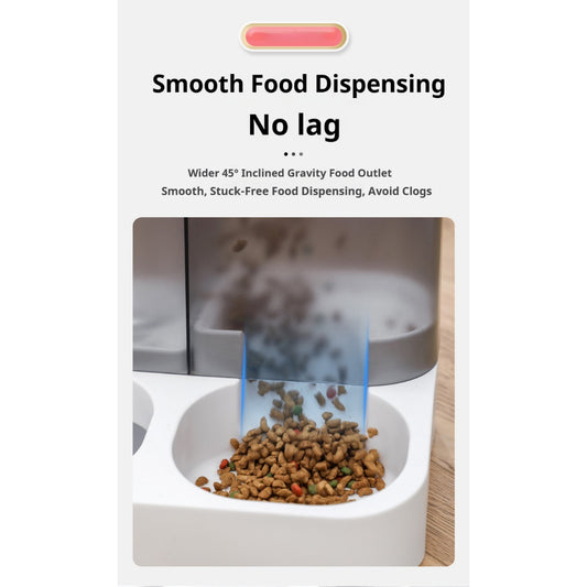 Kopipets 4L Pet Water Fountain / Food Feeder Cats, Dogs & Rabbits Sold Separately Large Capacity Easy Return