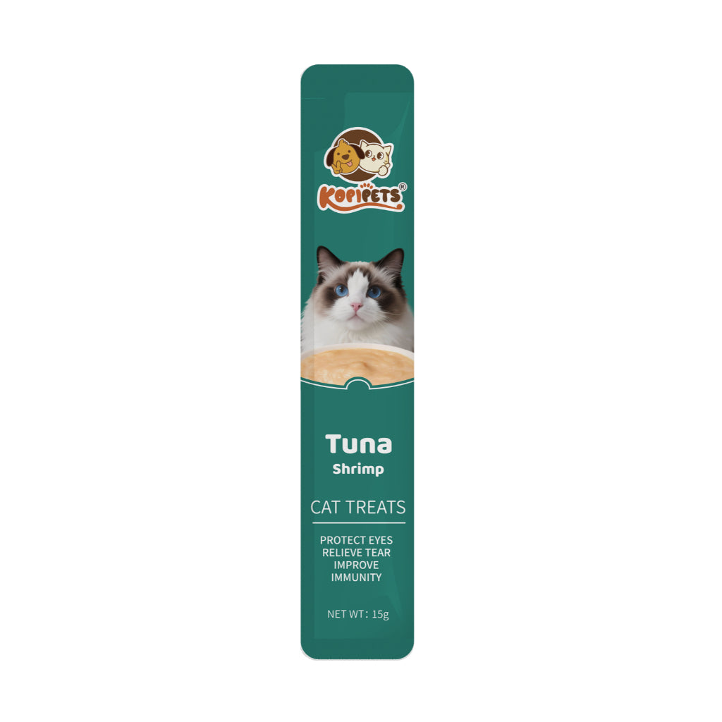 Kopipets Cat Creamy Bar Treats (For 3 Months and Above)|Tuna / Chicken / Salmon Flavor, Nutritious Wet Food