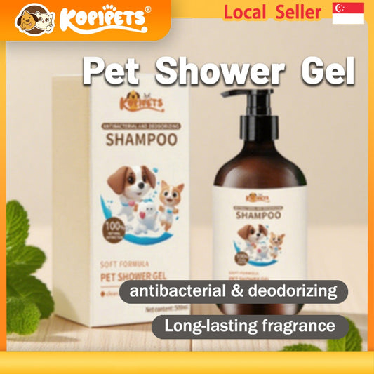 Kopipets Local Seller Natural Pet Shampoo for Dogs&Cats 500ml Anti-Itch Odor Control Hypoallergenic