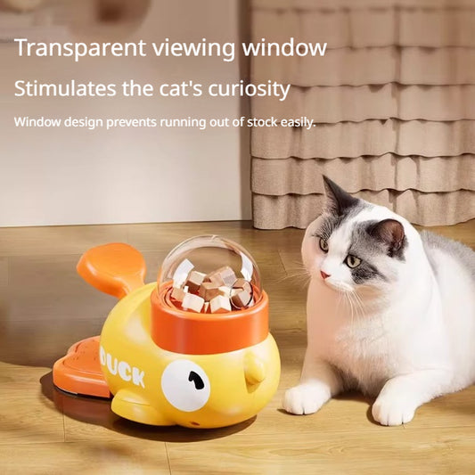 Kopipets Dog & Cat Interactive Treat Toy Duck Food Dispenser Puzzle Feeder