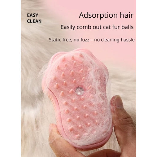 Kopipets Electric Pet Spray Brush Cat Dog Grooming Massage Bath Comb Rechargeable