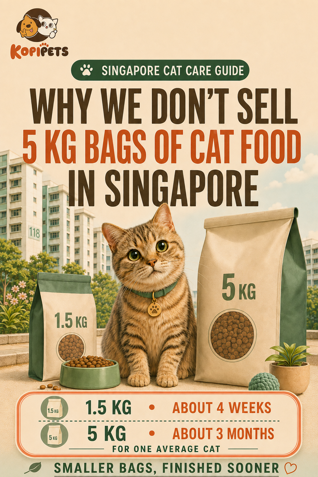 Why We Don't Sell 5 kg Bags of Cat Food in Singapore