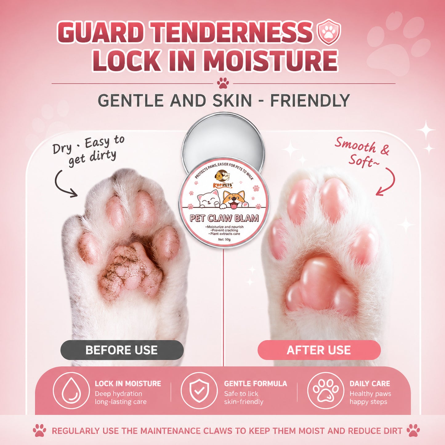 Kopipets Pet Paw Balm 50g