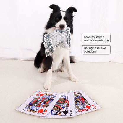 Crinkle Paper Dog Toy – Realistic Newspaper Design with Squeaker | Ultra-Durable Chew & Mental Stimulation