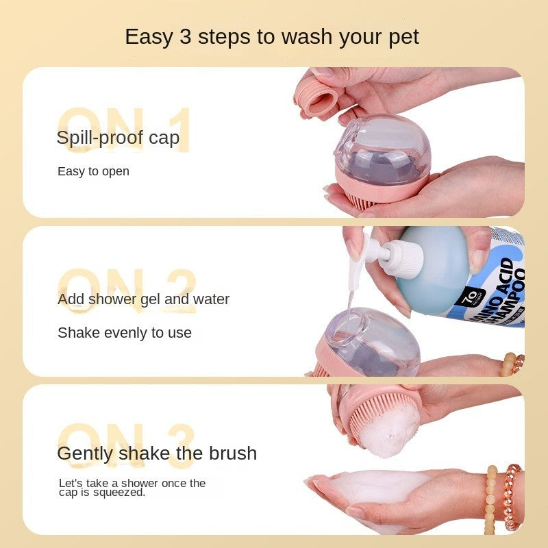 Kopipets Long Handle Pet Bath Brush