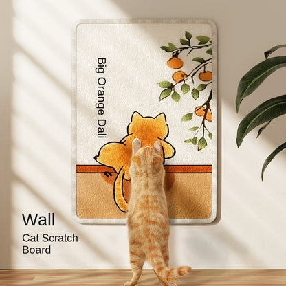 Wall-Mounted Cat Scratching Post – Durable & No Shedding, Protects Furniture from Cat Scratches