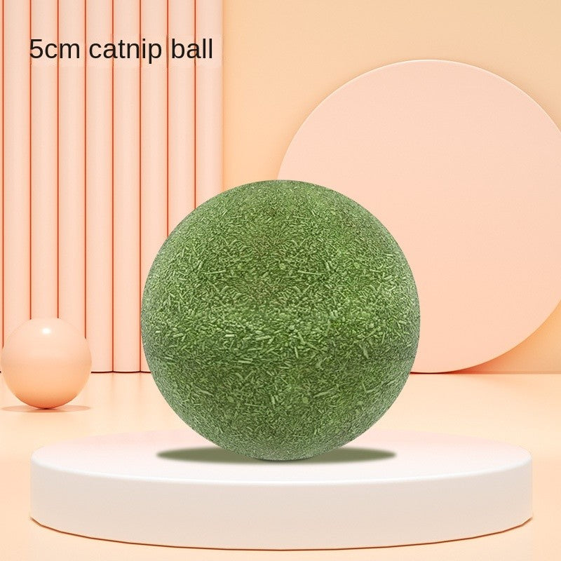 Crab & Avocado Catnip Toys - Self-Rolling Dental Chew Ball with Catnip |  for Teeth Cleaning & Play
