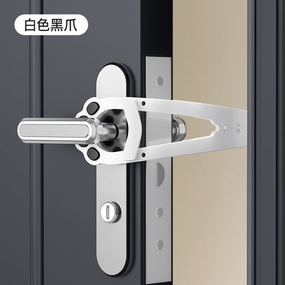No-Drill Pet Door Stopper - Adjustable Gap Holder for Cats & Small Dogs, Lets Pets Move Freely
