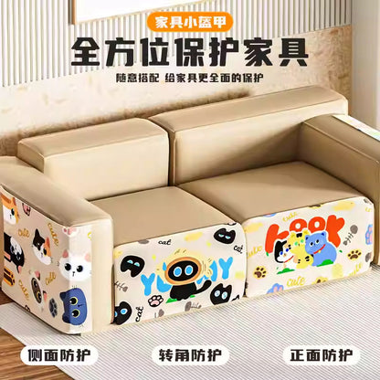 Cat scratch protector for sofa & Wall-durable self-adhesive furniture guard | non-slip climbing pads & anti-shedding mat