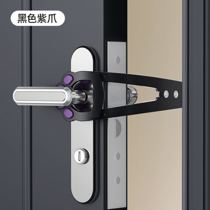 No-Drill Pet Door Stopper - Adjustable Gap Holder for Cats & Small Dogs, Lets Pets Move Freely