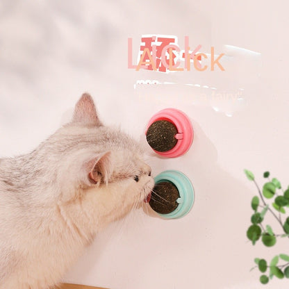 Crab & Avocado Catnip Toys - Self-Rolling Dental Chew Ball with Catnip |  for Teeth Cleaning & Play