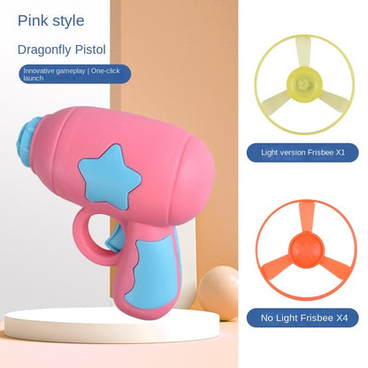 6-in-1 Self-Play Cat Toys Set – LED Spinner, Flying Disc & Auto-Launch Dragonfly |