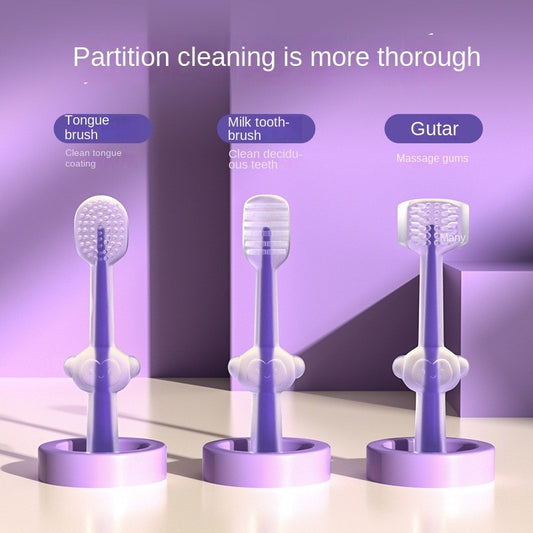 Pet Toothbrush & Toothpaste Set - Soft Silicone Finger Brush for Cats & Small Dogs, Dental Care Kit