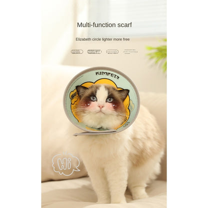 Pet Protective Collar - Anti-Scratch & Bite Shield for Cat/Dog Grooming & Bathing