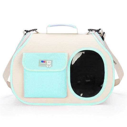 Large Space Cat Carrier Tote - Breathable Handheld/Shoulder Pet Bag for All-Season Outings