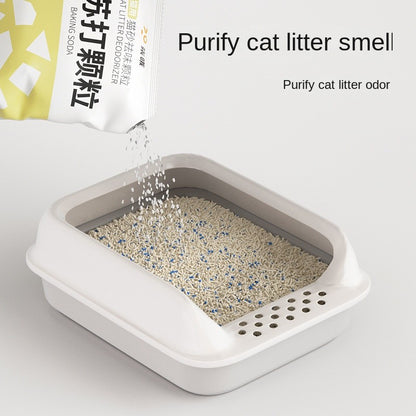 Cat Litter Deodorizer Powder - Baking Soda Formula | Eliminates Urine & Poop Odors Instantly