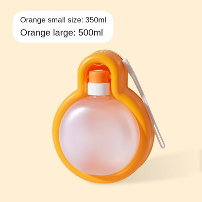 Portable Pet Water Bottle - Foldable Travel Bowl with Carabiner for Dogs & Cats On-The-Go