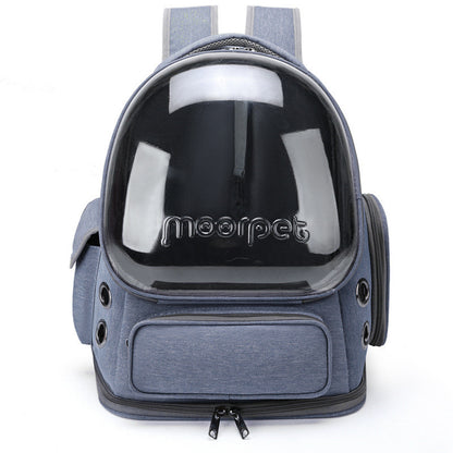 Space capsule cat backpack carrier-breathable pet travel bag for cats/dogs