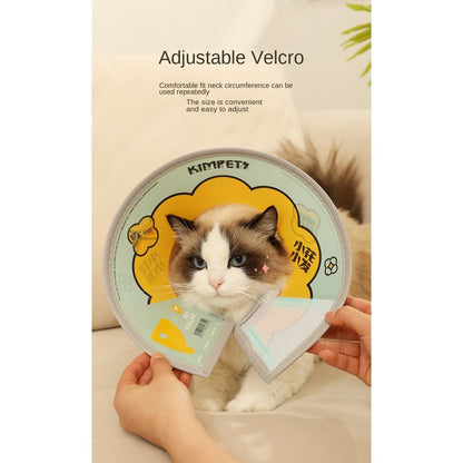 Pet Protective Collar - Anti-Scratch & Bite Shield for Cat/Dog Grooming & Bathing