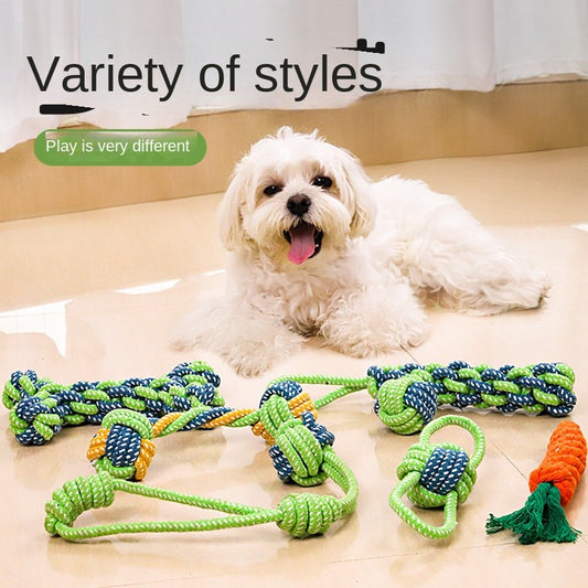 Indestructible Dog Rope Toy - Dental Chew for Small/Medium/Large Breeds