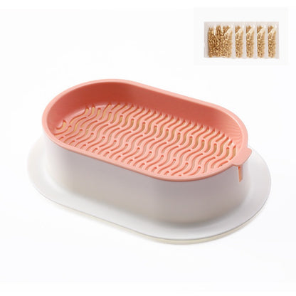 Kopipets Local Seller Cat Planter Box With Cat Wheat Grass Seeds Grow Cat Snacks Easily No Soil Need