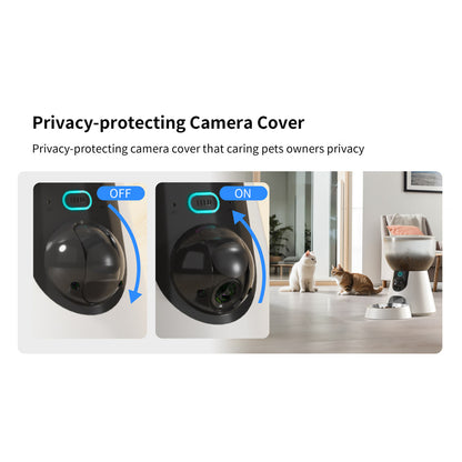 Kopipets Local Seller Smart Pet Feeder(4L) & Water Dispenser(3L) Set with HD Camera WiFi App Control