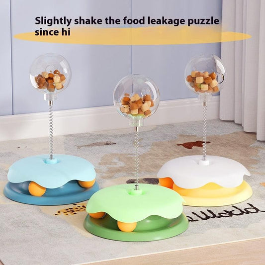 Kopipets Local Seller Pet Toy Interactive Pet Food Dispenser Toy Cats&Dogs Puzzle Treat Ball Spring