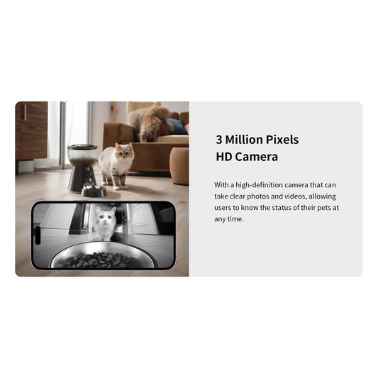 Kopipets Local Seller Smart Pet Feeder(4L) & Water Dispenser(3L) Set with HD Camera WiFi App Control