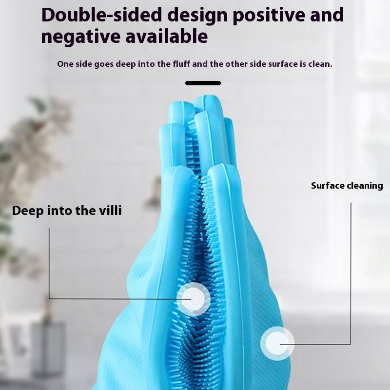 Kopipets Local Seller 33x14.5cm Silicone Pet Bath Gloves Dogs&Cats Massage Soft Waterproof SPA