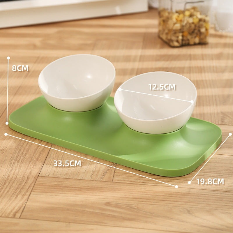 Kopipets Local Seller Secure-Lock Anti-Tip Pet Feeder with Smooth Edges to Prevent Chin Irritation