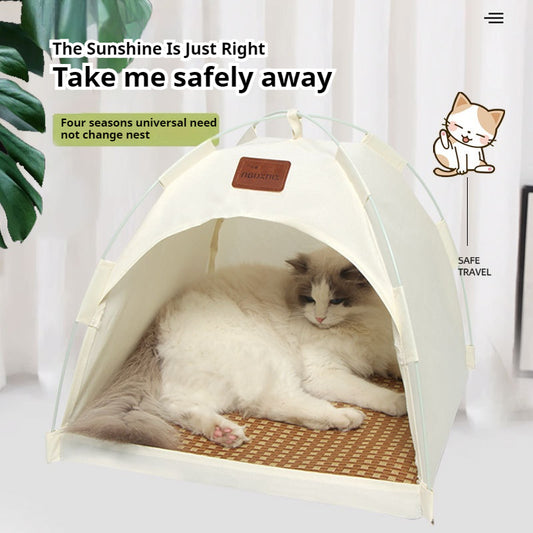 Kopipets Local Seller – Weather-Resistant Pet Tent with Canopy Foldable Breathable Cat/Dog Shelte