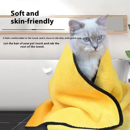 Kopipets Local Seller 50cmX100cm Full Body Coverage(Up to10kg) Pet Bath towel Super Absorbent