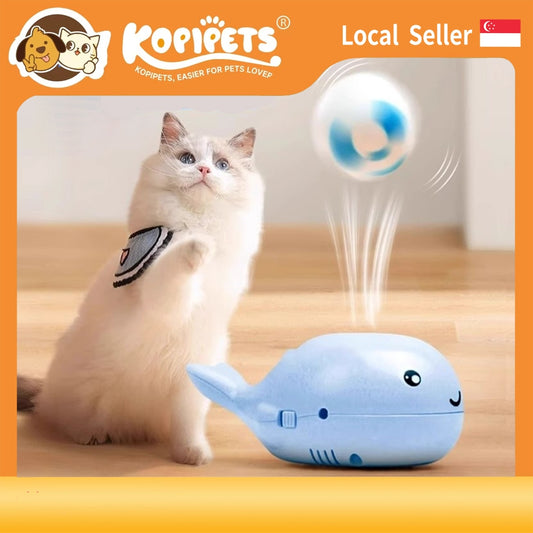 Kopipets Local Seller Pet toy Pet Floating Ball Toy With 2 Free Ball Cat Dog Rechargeable Games